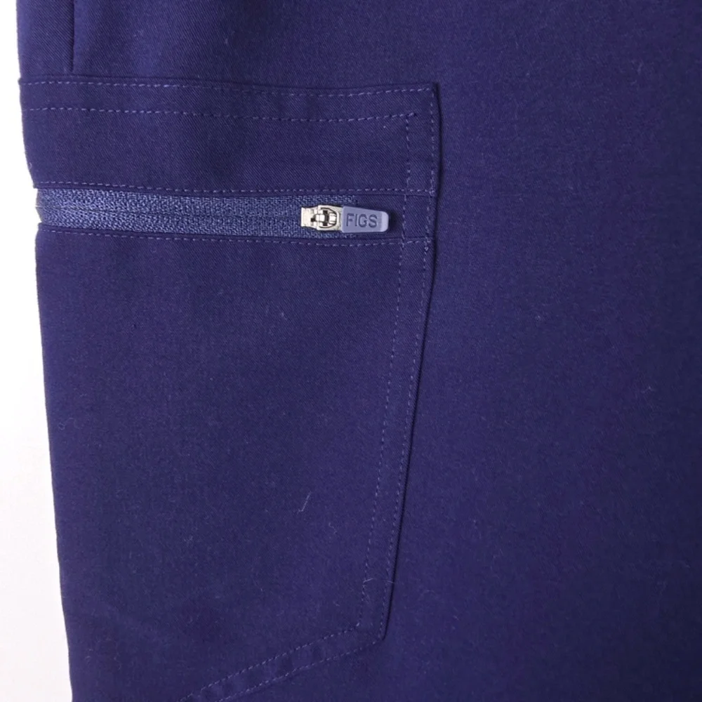 FIGS Mens Zamora Scrub Pant Blue Sz XL Jogger Cargo Pockets Hospital Lab Work